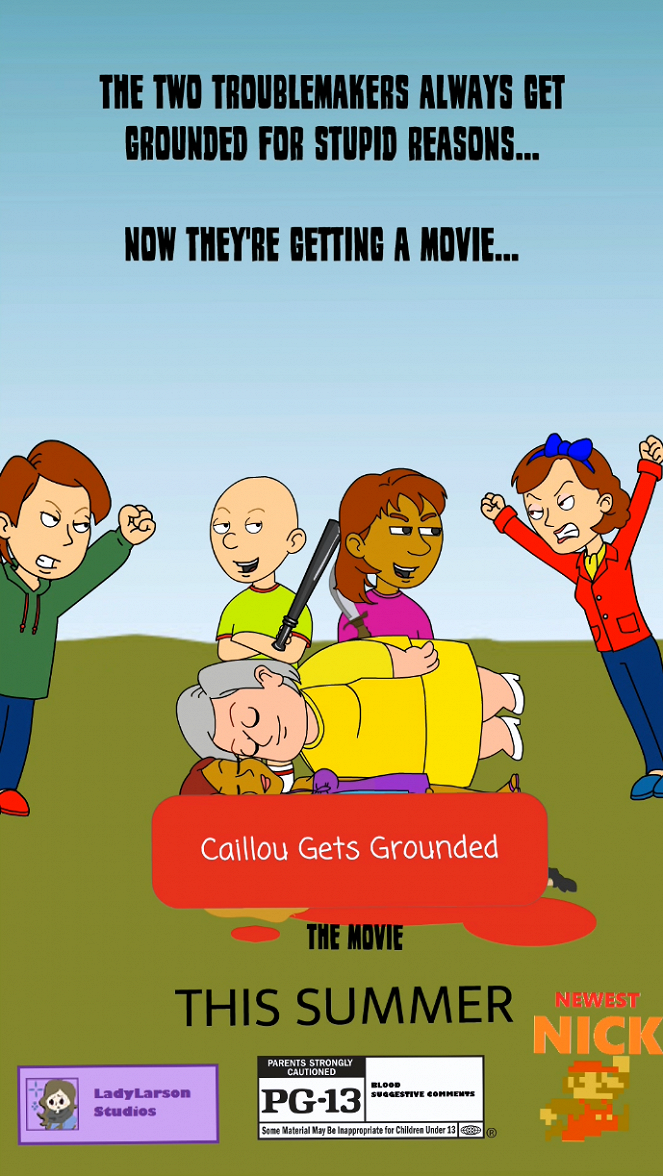 The Caillou Gets Grounded Movie - Carteles