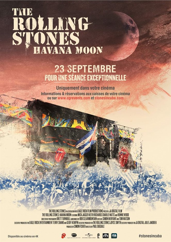 The Rolling Stones in Cuba - Havana Moon - Affiches