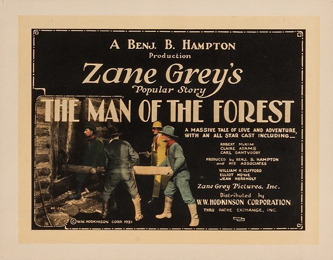 Man of the Forest - Cartazes