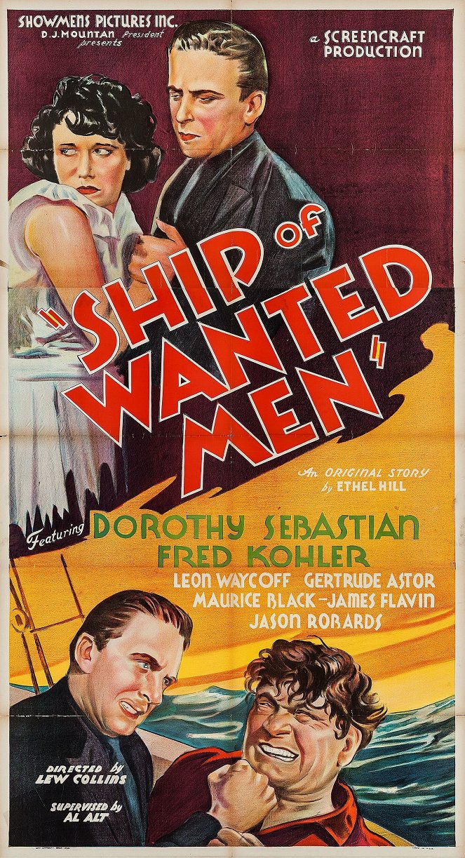 Ship of Wanted Men - Cartazes