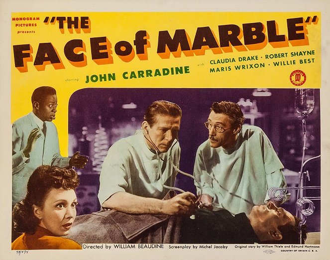 The Face of Marble - Affiches