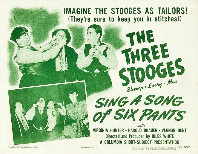 Sing a Song of Six Pants - Plakáty