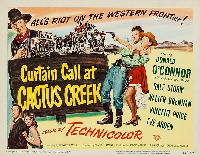 Curtain Call at Cactus Creek - Posters