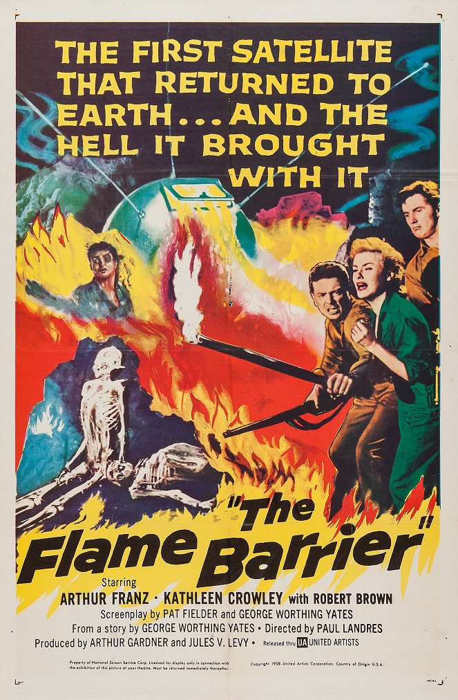 The Flame Barrier - Plakáty