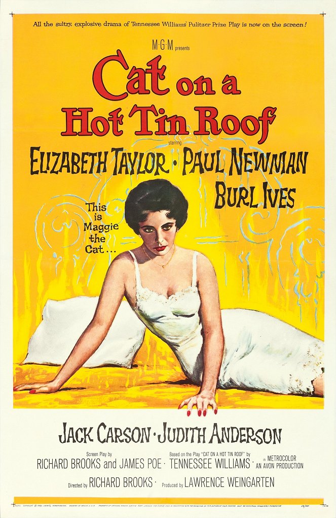 Cat on a Hot Tin Roof - Posters