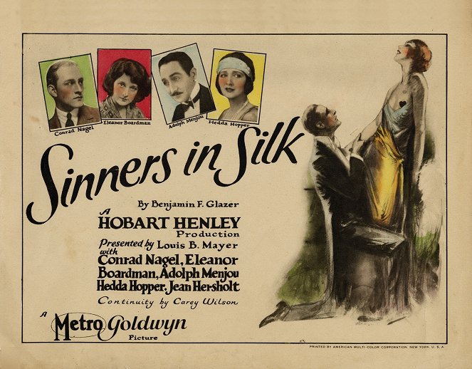 Sinners in Silk - Plakaty