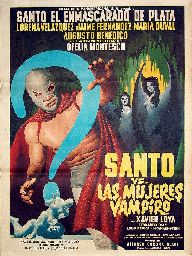 El santo contra las mujeres vampiros - Cartazes