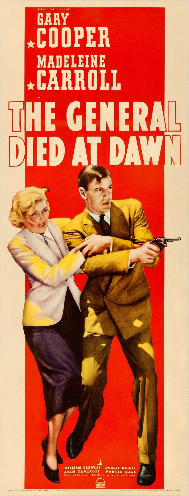 The General Died at Dawn - Posters