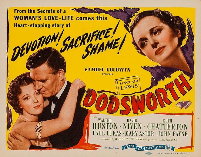 Továrník Dodsworth - Plakáty