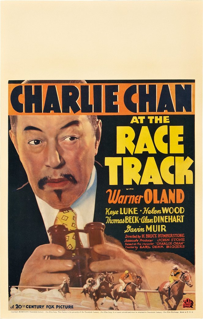 Charlie Chan at the Race Track - Cartazes