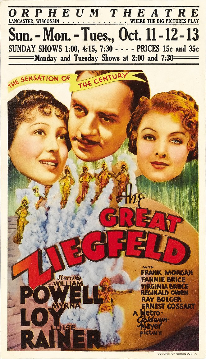 Le Grand Ziegfeld - Affiches