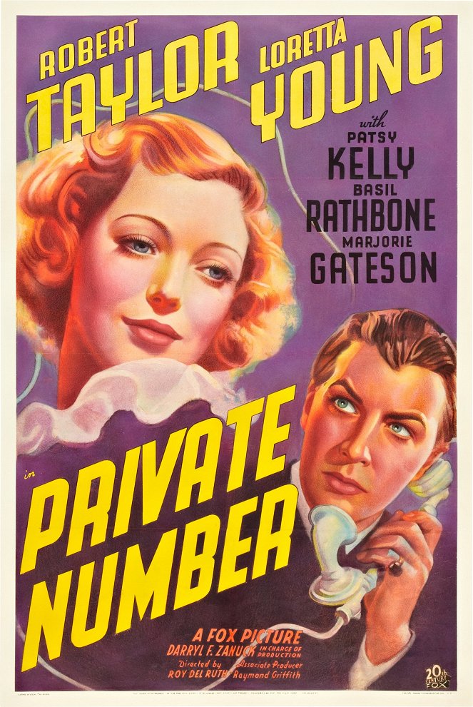 Private Number - Plakátok