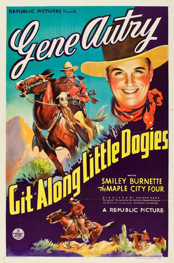 Git Along, Little Dogies - Plakate