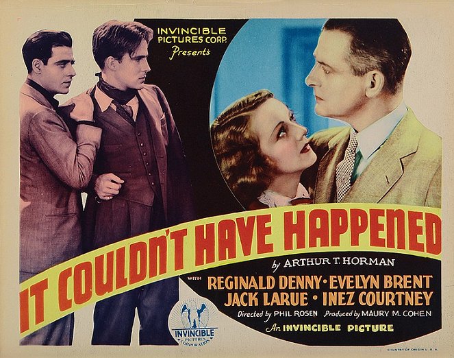 It Couldn't Have Happened - But It Did - Affiches
