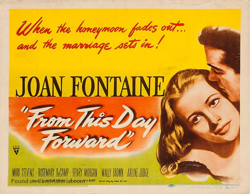 From This Day Forward - Carteles