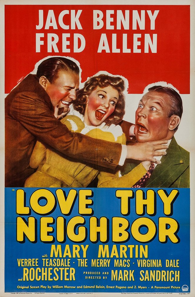 Love Thy Neighbor - Affiches