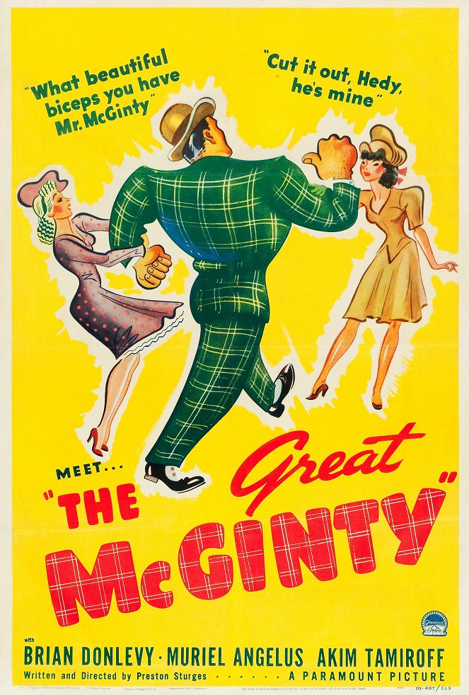 El gran McGinty - Carteles