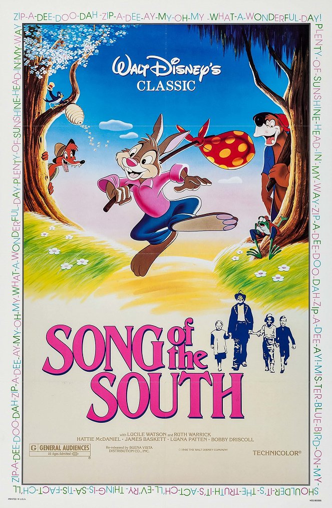 Píseň jihu - Plagáty
