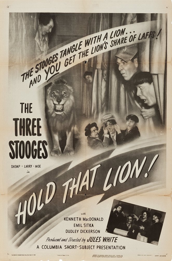 Hold That Lion! - Affiches