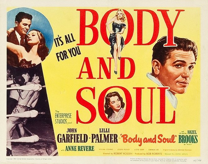 Body and Soul - Plakaty