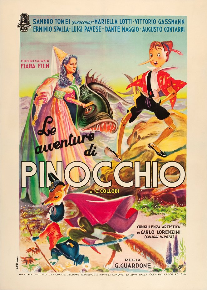 Le avventure di Pinocchio - Plakáty