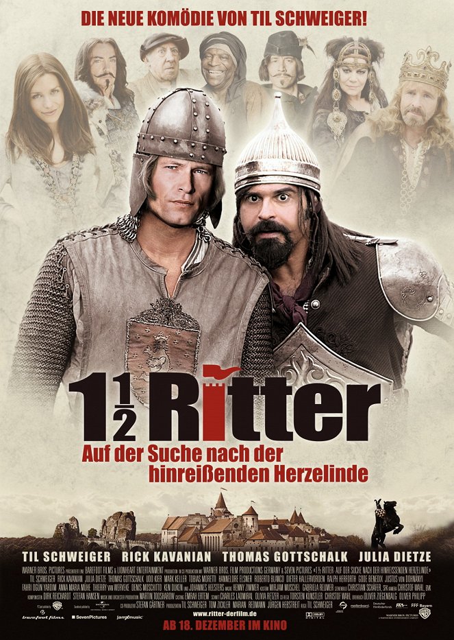 1 1/2 Ritter - Auf der Suche nach der hinreißenden Herzelinde - Plakate