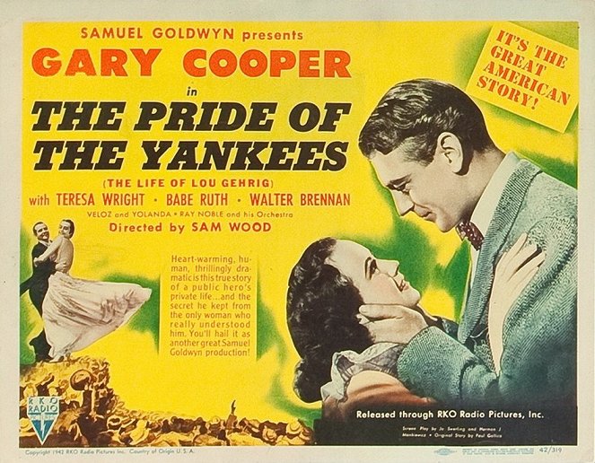 The Pride of the Yankees - Posters