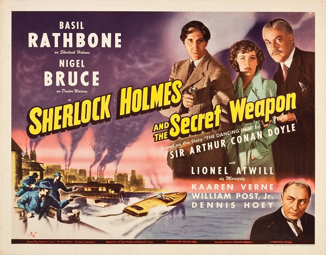 Sherlock Holmes y el arma secreta - Carteles