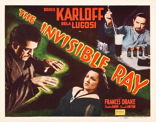 The Invisible Ray - Posters