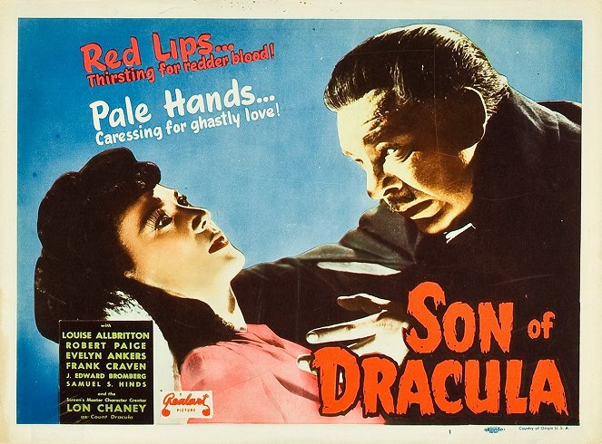De zoon van Dracula - Posters