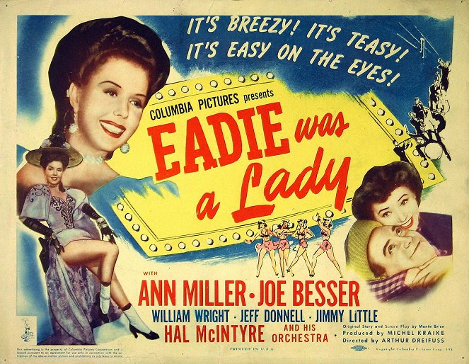 Eadie Was a Lady - Cartazes