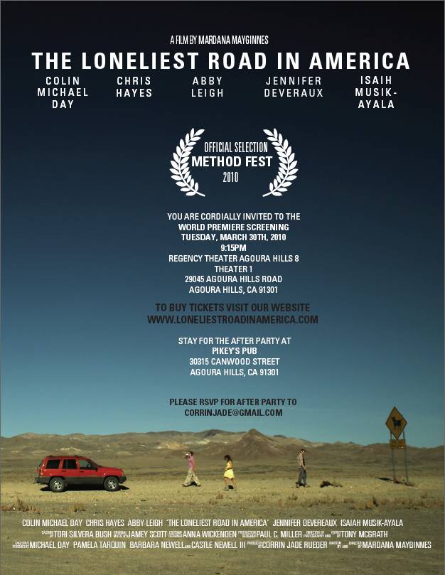 The Loneliest Road in America - Affiches