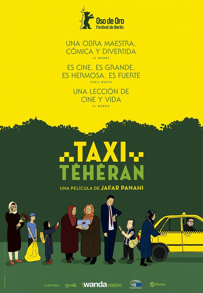 Taxi Teherán - Carteles