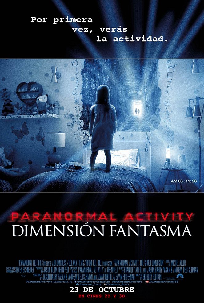 Paranormal Activity: Dimensión fantasma - Carteles