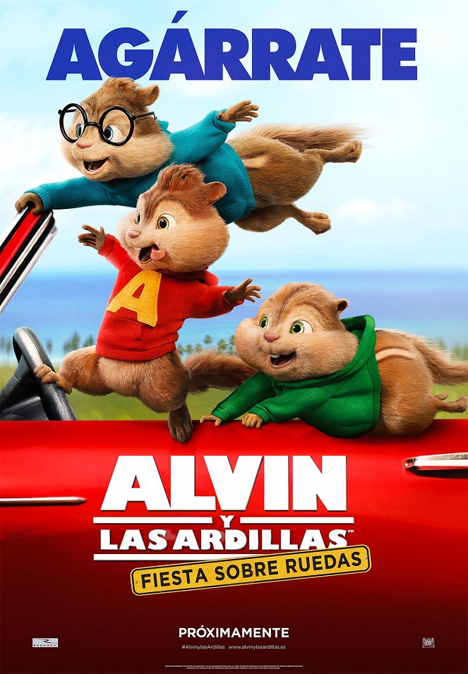 Alvin y las ardillas: Fiesta sobre ruedas - Carteles