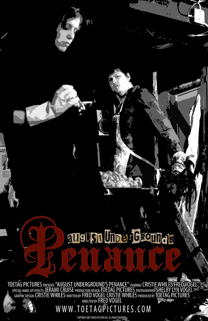 August Underground's Penance - Plakáty