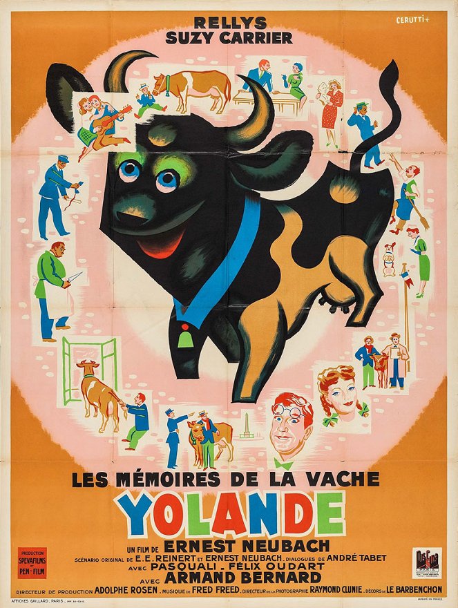 Les Mémoires de la vache Yolande - Plagáty