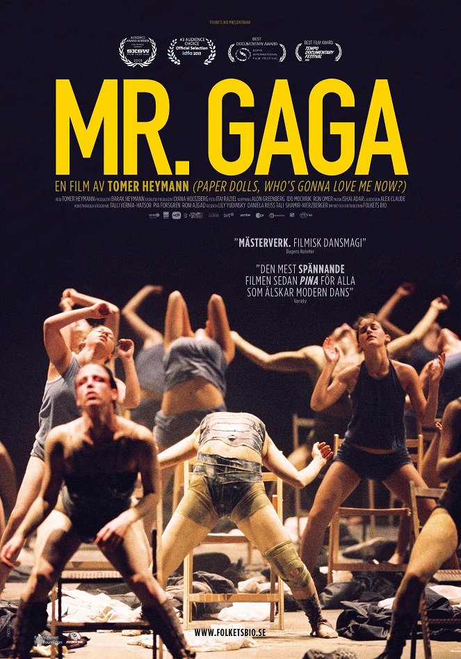 Mr Gaga, sur les pas d’Ohad Naharin - Affiches