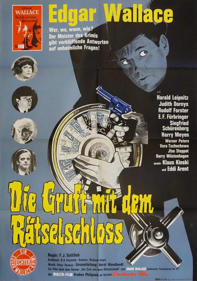 Edgar Wallace - Die Gruft mit dem Rätselschloss - Plakate
