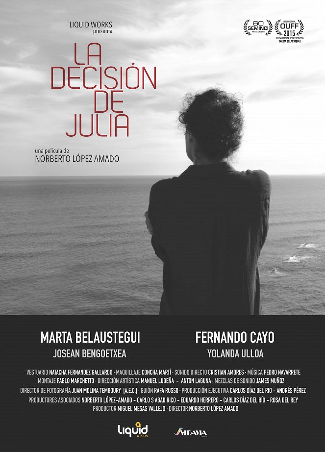 La decisión de Julia - Plakate