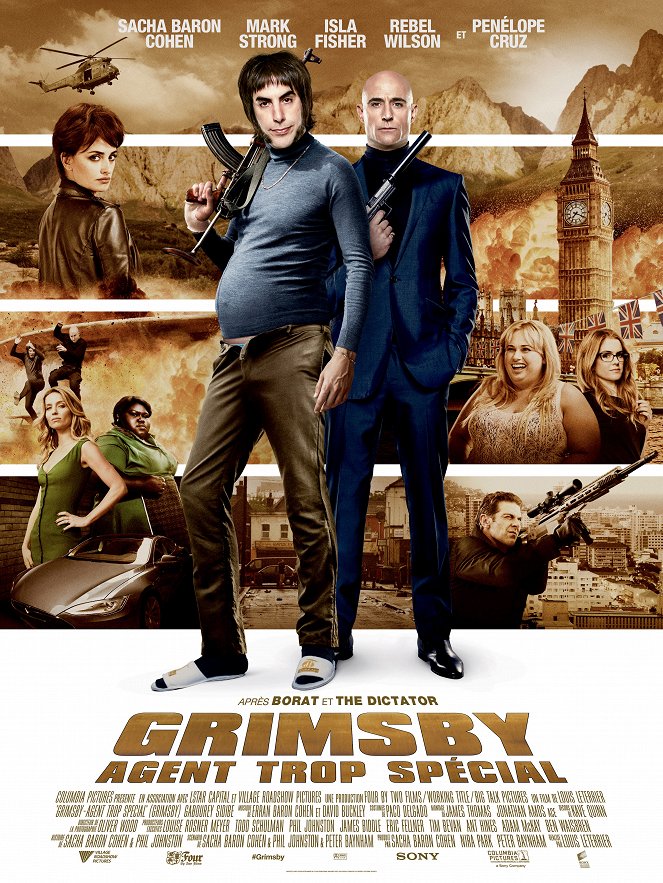 Grimsby - Agent trop spécial - Affiches