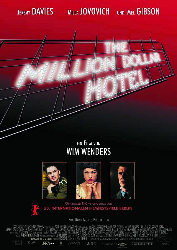 The Million Dollar Hotel - Plakate