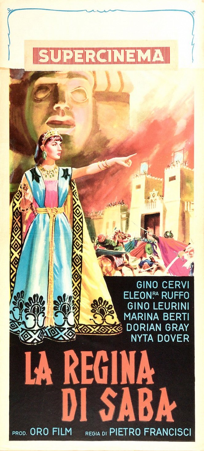 La regina di Saba - Posters