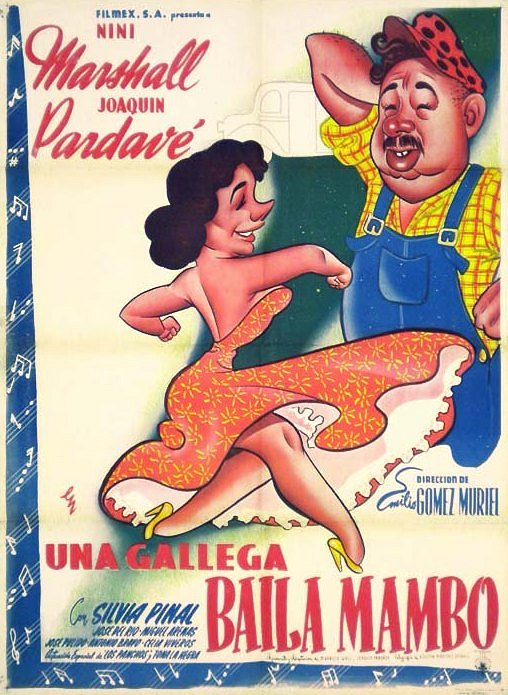 Una gallega baila mambo - Plakate