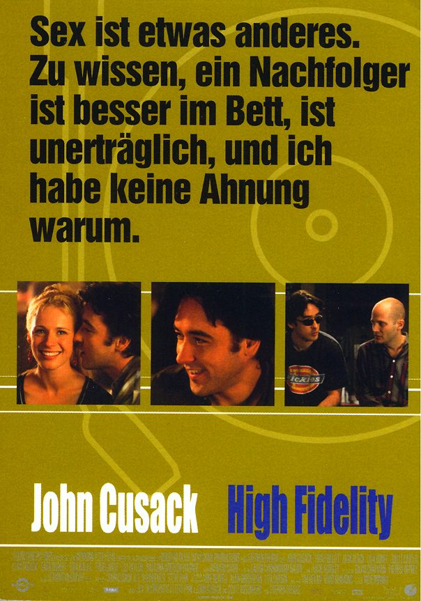 High Fidelity - Plakate