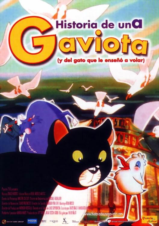 Historia de una gaviota (y del gato que le enseñó a volar) - Carteles