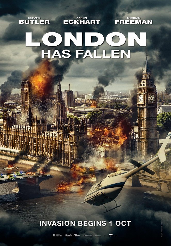 Londyn w ogniu - Plakaty