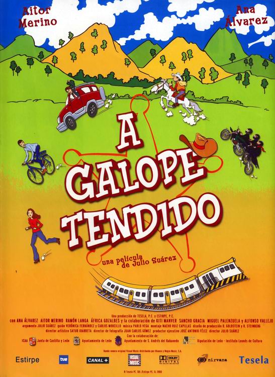 A galope tendido - Affiches
