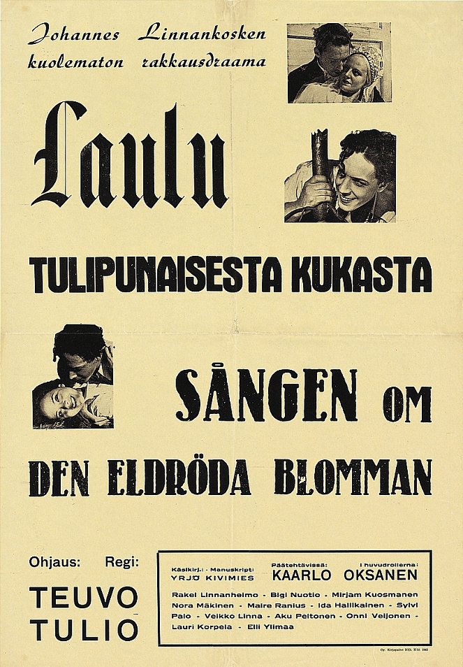 Laulu tulipunaisesta kukasta - Carteles