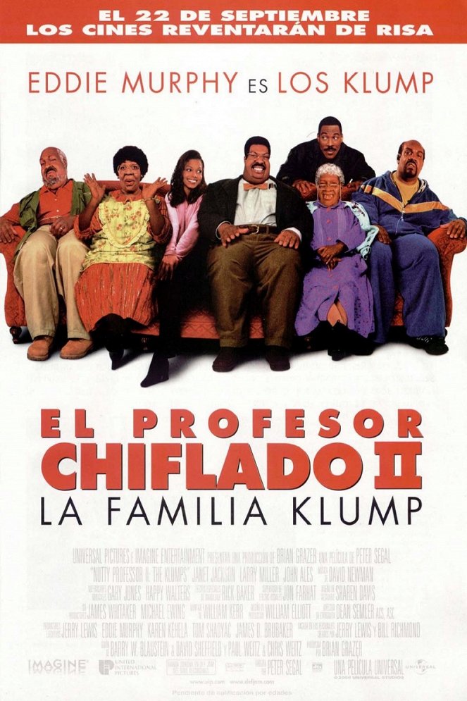 El profesor chiflado II: La familia Klump - Carteles